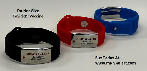 Freedom mRNA Medical Alert Bracelets