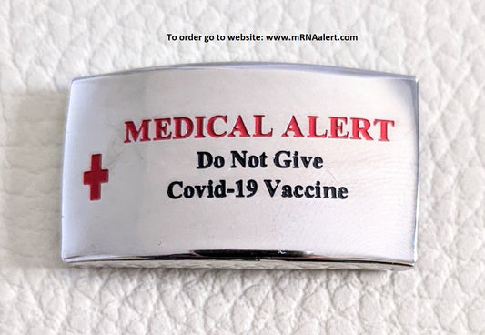 Do Not Give Covid-19 Vaccine (Plate Only)